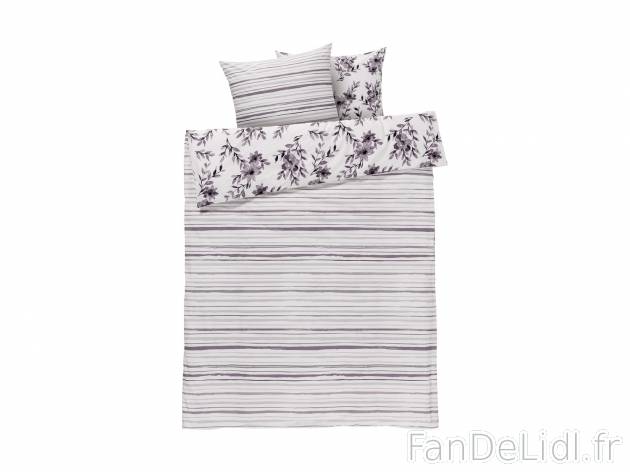Parure de lit en coton bio , prezzo 21.99 € 
- 100 % coton
- Au choix : taille ...