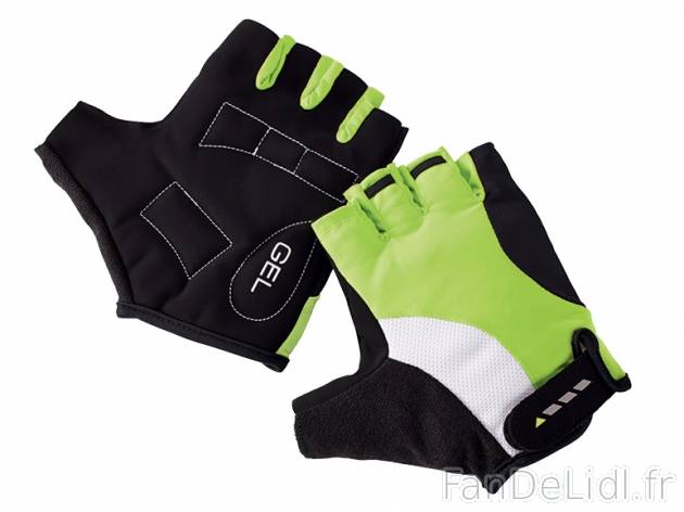 Gants de cyclisme , prezzo 3,99 € per La paire au choix 
- Ex : dessus 90 % polyester, ...