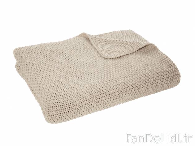 Plaid en maille , prezzo 19.99 € 
- Ex. 55 % coton et 45 % acrylique
- Env. ...