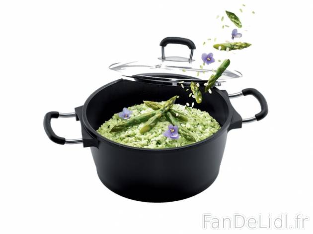 Faitout en fonte d&#039;aluminium avec couvercle en verre , prezzo 0,00 € ...