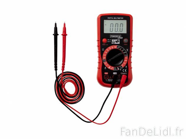 Multimètre numérique , le prix 12.99 € 
- Mesure de résistance, de diodes, ...