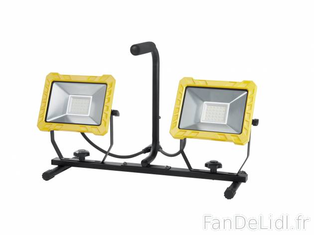Projecteur de chantier à LED , le prix 49.99 € 
- Projecteur : env. 195 x 62 ...
