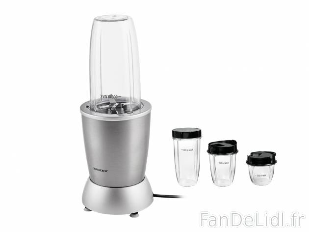 Blender à smoothie , le prix 34.99 € 
- 700 W pour 20 000 tr/min. max
- Préparaton ...