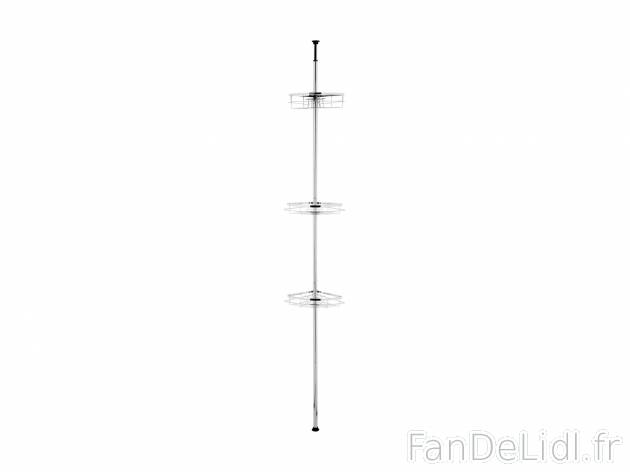 Étagère de douche télescopique , le prix 19.99 € 
- Env. 25,5 x 145-260 x ...