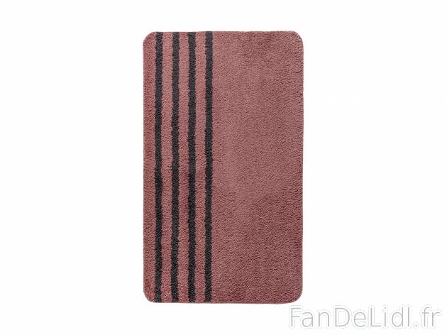Tapis de salle de bains , le prix 7.99 € 
- Env. 60 x 100 cm
- Ex. 100 % polyester
- ...