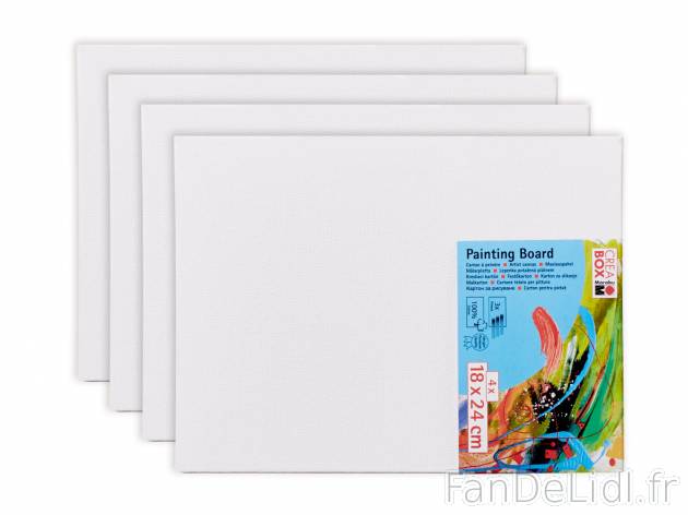 Carton à peindre , le prix 2.49 € 
- Au choix : 40 x 50 cm ou 18 x 24 cm (lot ...