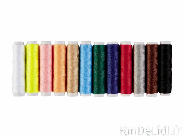 Accessoire de couture , le prix 0.99 € 
- Au choix : fil universel (lot de 12) ...