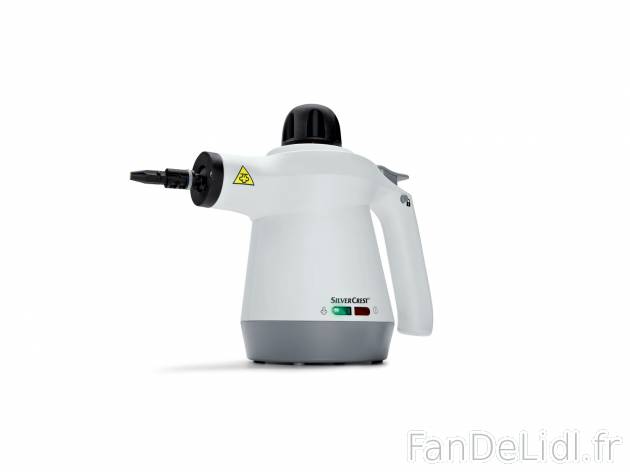 Nettoyeur vapeur à main , le prix 19.99 € 
- Temps de chauffe : env. 3 minutes
- ...