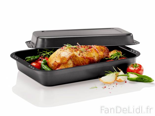 Plats à four , le prix 7.99 € 
- Revêtement anti-adhérent
- Lot de 2
- Deuxième ...