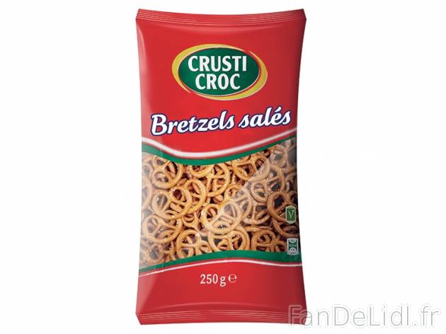 Bretzels , prezzo 0,79 € per 250 g, 1 kg = 3,16 € EUR. 
- Ce sont les incontournables ...