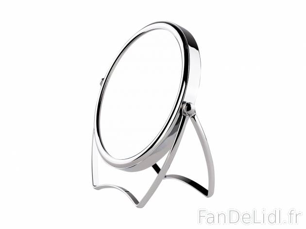 Miroir grossissant , le prix 4.99 € 
- Au choix : face arrière avec effet grossissant ...