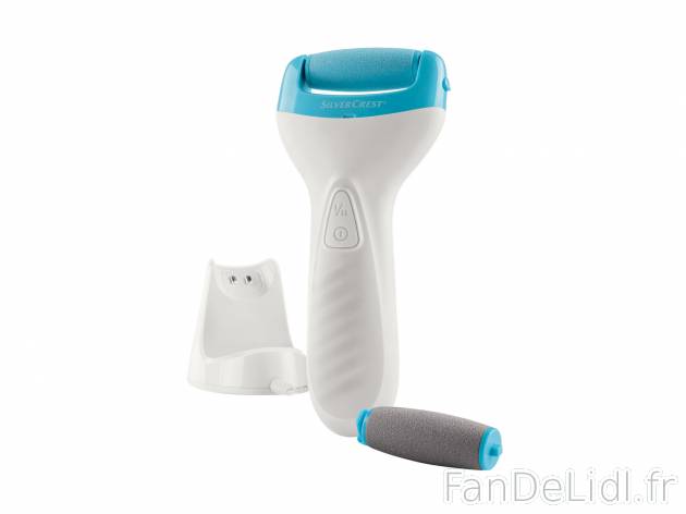Râpe électrique anti-callosités , le prix 17.99 € 
- Station de charge, pinceau ...
