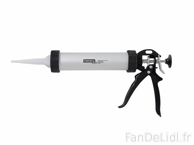 Pistolet à cartouche avec accessoires , le prix 4.49 € 
- 2 lisseurs de joints ...
