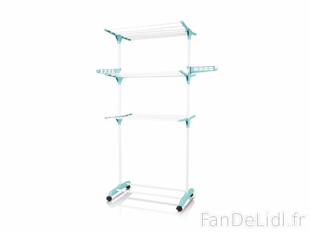 Séchoir à linge tour , le prix 19.99 € 
- Ouvert : env. 74 x 160 x 57 cm et ...