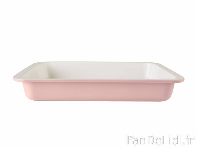 Plat de cuisson émaillé , le prix 11.99 € 
- Env. 40 x 29 x 6 cm (L x l x h)
- ...