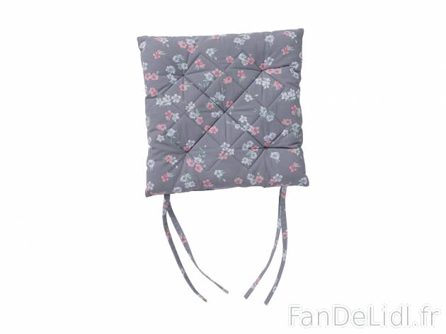 Coussin de chaise , le prix 4.99 € 
- Env. 40 x 40 cm
- 4 coloris au choix - ...