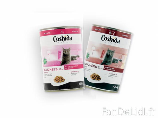 Bouchées pour chat extra-fine , le prix 0.55 €