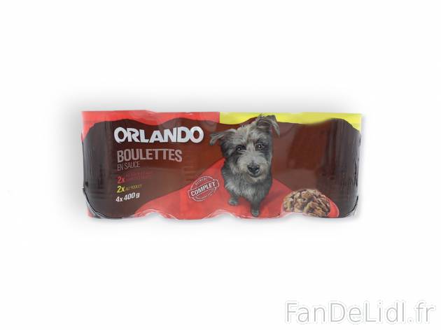 Boulettes pour chien , le prix 1.99 €