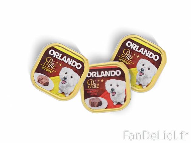 Pâtée pour chien , le prix 0.44 € 
- Les 3 barquettes dont 1 OFFERTE : 1,30 ...