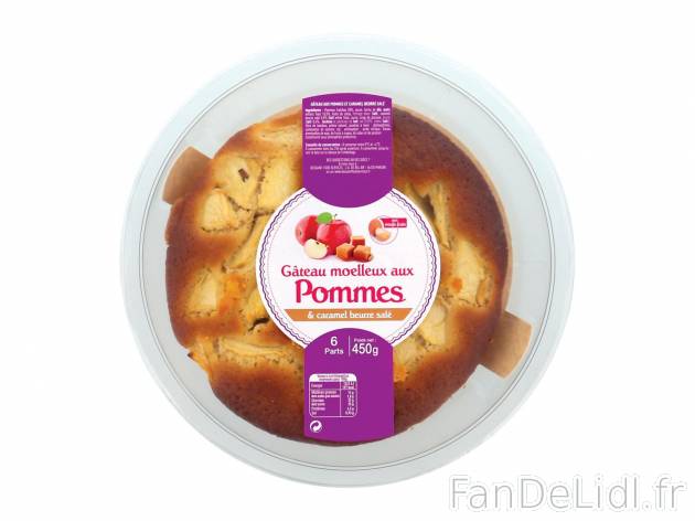 Gâteau moelleux aux pommes et au caramel au beurre salé1 , prezzo 2.99 € per ...