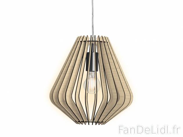 Suspension à LED , le prix 19.99 € 
- Ampoule LED à filament basse incluse
- ...