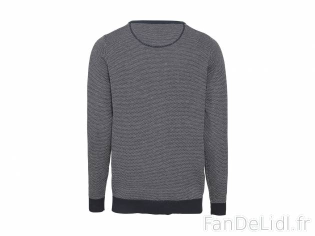 Pull en maille homme , le prix 9.99 € 
- 100 % coton
- 3 coloris au choix- Satisfait ...