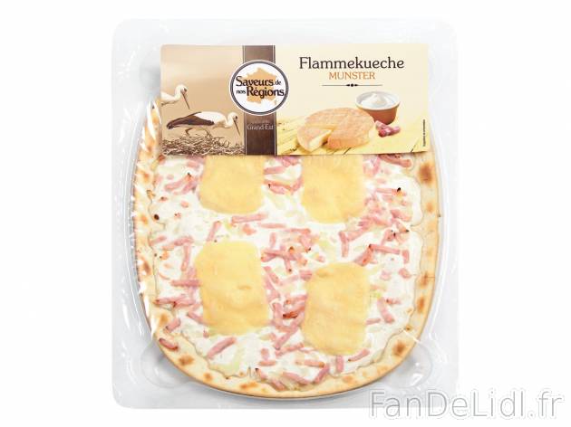 Tarte flambée au munster1 , prezzo 2.49 € per 350 g 
   