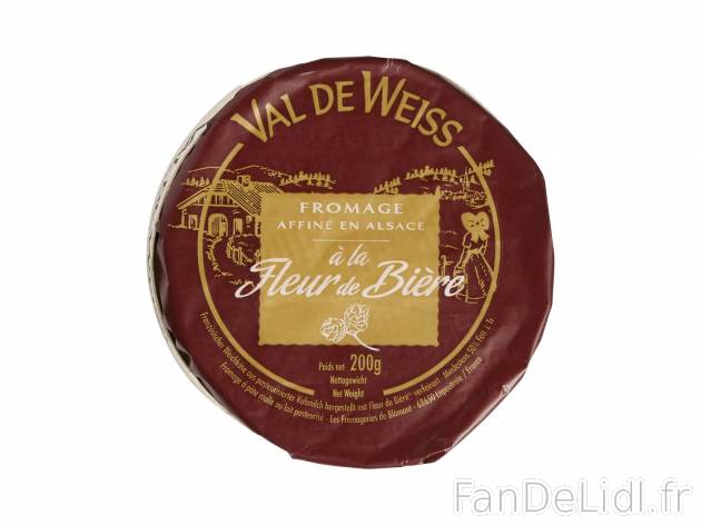 Fromage affiné à la fleur de bière ou au marc de Gewürztraminer1 , prezzo 2.19 ...