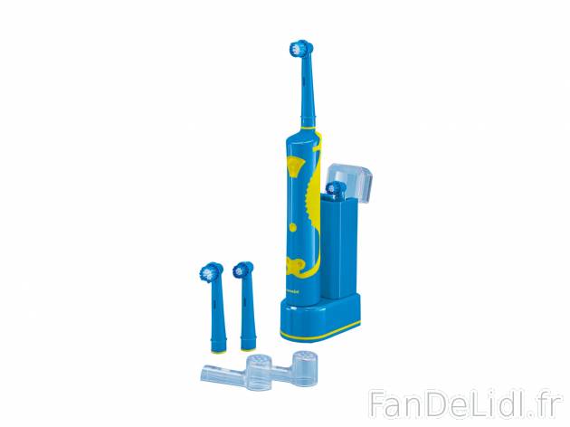 Brosse à dents électrique enfant , le prix 14.99 € 
- Système rotatif
- 2 ...