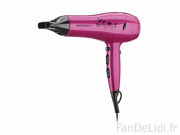 Sèche-cheveux ionique , le prix 11.99 € 
- Max. 2 200 W
- Fonction « Cool ...