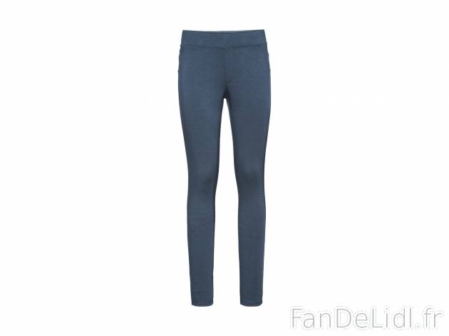 Jegging femme , le prix 7.99 € 
- Ex. 65 % viscose (LENZING™ ECOVERO™), 30 ...
