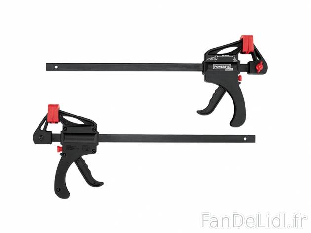 Set de serre-joints à une main Powerfix, prezzo 5,99 € per Le set au choix 
- ...