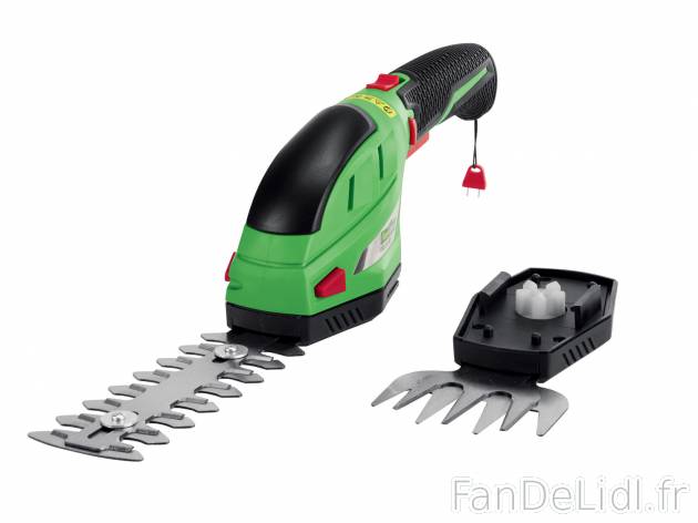 Coupe-bordures/taille-haies sans fil , le prix 19.99 € 
- 2 en 1
- Coupe-bordures avec ...