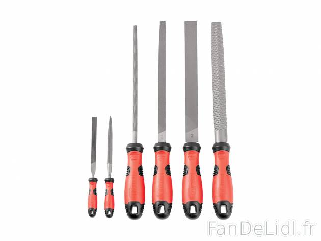 Set de limes et de râpes , le prix 6.49 € 
- En acier à outils durci et sablé
- ...