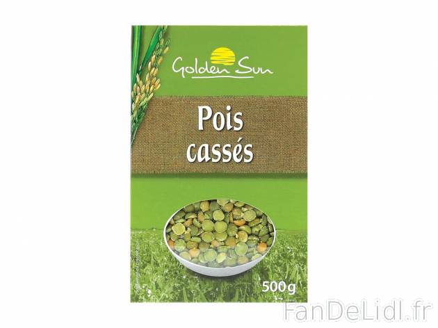 Pois cassés1 , prezzo 0.67 € per 500 g 
-  Végétarien