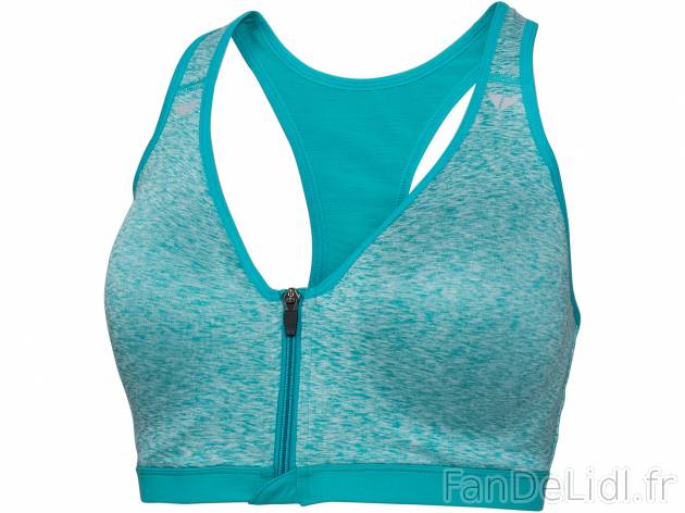 Brassière de sport , le prix 6.99 € 
- Ex. Maille/doublure bonnet 79 % polyester ...