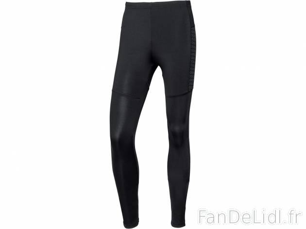 Collant ou corsaire technique homme , le prix 6.99 € 
- Ex. 89 % polyester (dont ...