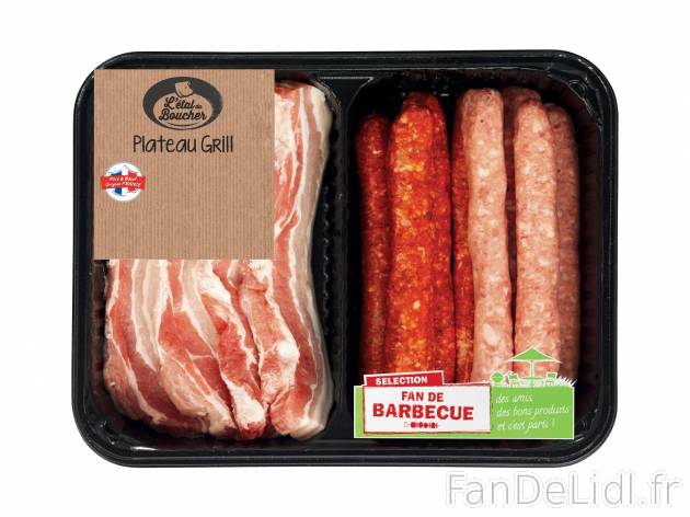 Plateau gril1 , prezzo 4.99 € per 840 g 
- Composé de 4 tranches de poitrine ...