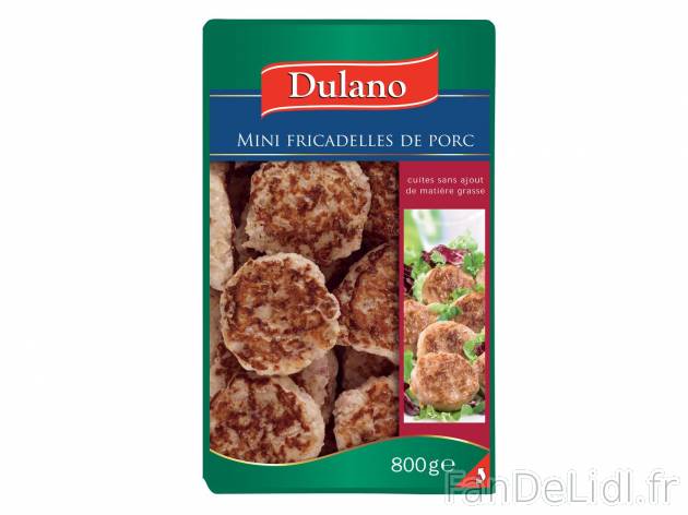 Mini fricadelles de porc1 , prezzo 3.19 € per 800 g au choix 
- Au choix : nature ...