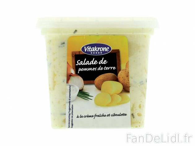 Salade de pommes de terre1 , prezzo 2.29 € per La barquette de 1 kg au choix 
- ...