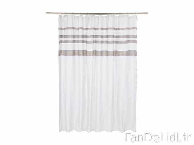 Rideau de douche , le prix 5.99 € 
- Ex. 100 % polyester
- Env. 180 x 200 cm
- ...