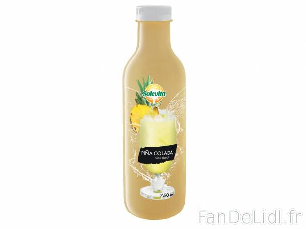 Pina colada sans alcool1 , prezzo 1.49 € per 75 cl 
    
