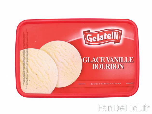 Glace à la vanille bourbon1 , prezzo 2.99 € per Le pack de 1,25 kg 
    