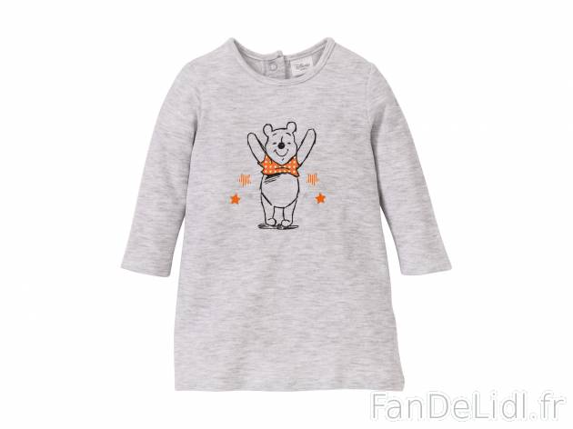 Robe molletonnée bébé fille Disney , le prix 5.99 € 
- Ex. 80 % coton et 20 ...