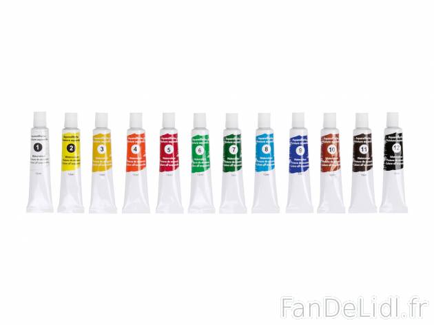Tubes de peinture ou craies pastel , le prix 2.99 € 
- Au choix : peinture aquarelle ...