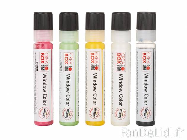 Peinture à effet , le prix 5.99 € 
- Au choix : peinture transparente détachable, ...