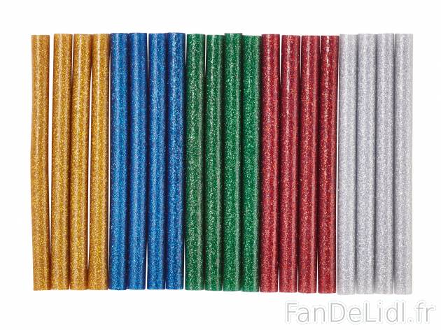 Bâtons de colle pour pistolet à colle , le prix 1.49 € 
- Lot de 20
- Au choix ...