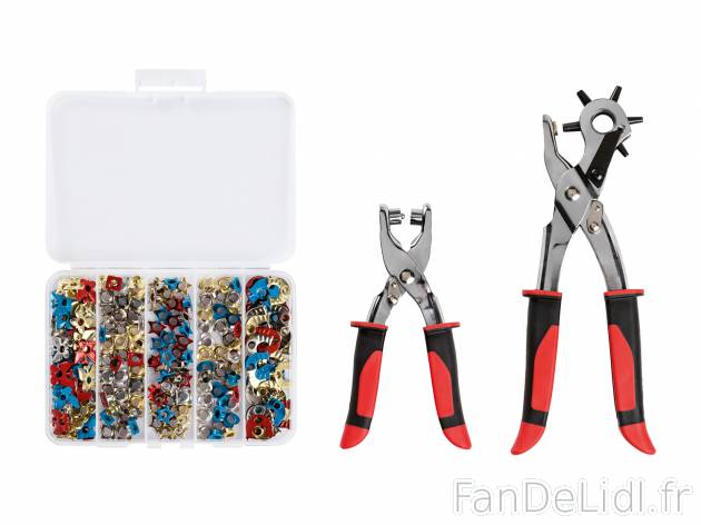 Pinces perforatrices et accessoires , le prix 3.99 € 
- 202 pièces
- 1 pince ...