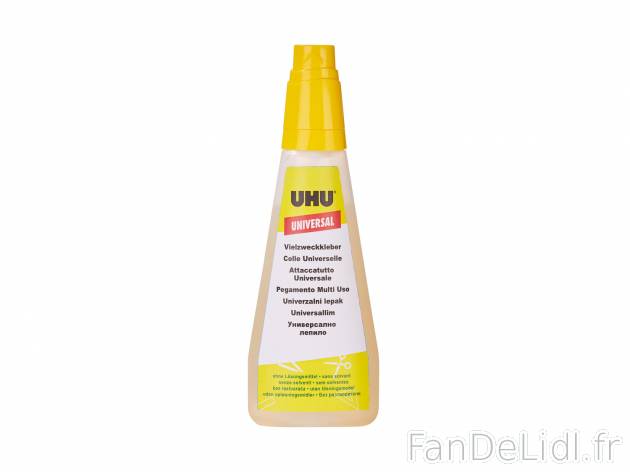 Colle , le prix 0.99 € 
- Au choix : colle universelle, 200 g ou colles instantanées, ...