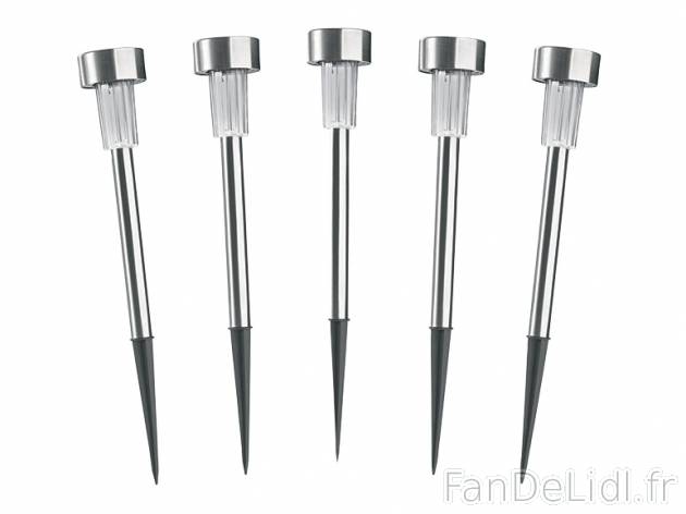 5 balises solaires à LED , prezzo 8,00 &#8364; per Le lot 
- S&#39;allument ...